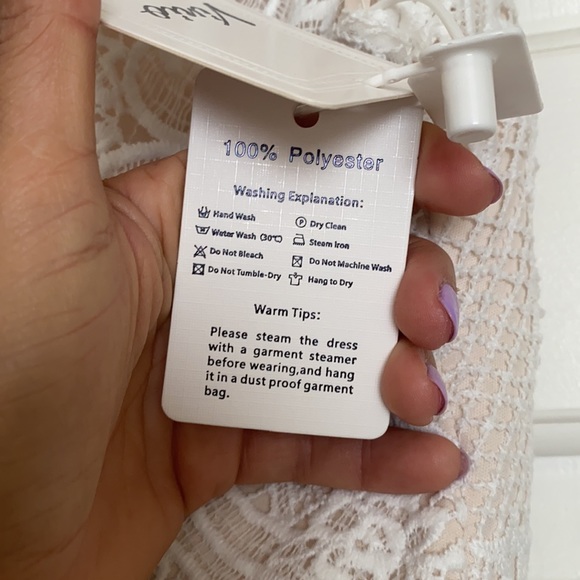 NWT Boho Lace Wedding Dress - Picture 10 of 12